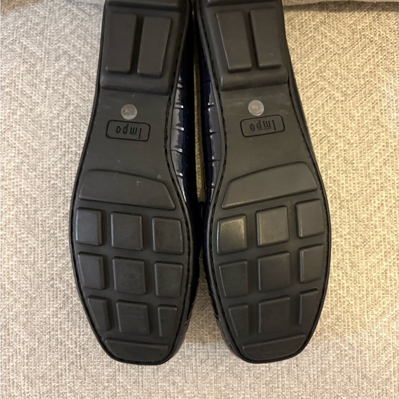 Navy Impo Baya Loafers with Buckle Detail - Picture 4 of 12